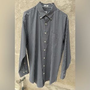 NW Peter Millar Manoluxe 💯 Cotton Dress Shirt Sz L